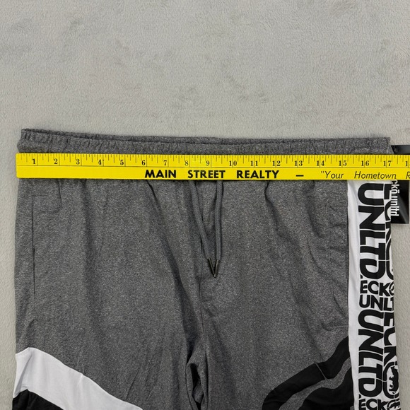 Ecko Unltd Shorts Mens Grey Marled Flyknit Athletic Gym Workout Casual Large - Picture 5 of 8